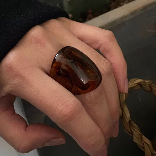 Dakota Amber Ring